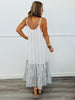 POL Ivory Multi Striped & Strappy Maxi Dress (Reg.)