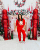 Red Merry Christmas To All Joggers (Reg. and Plus)
