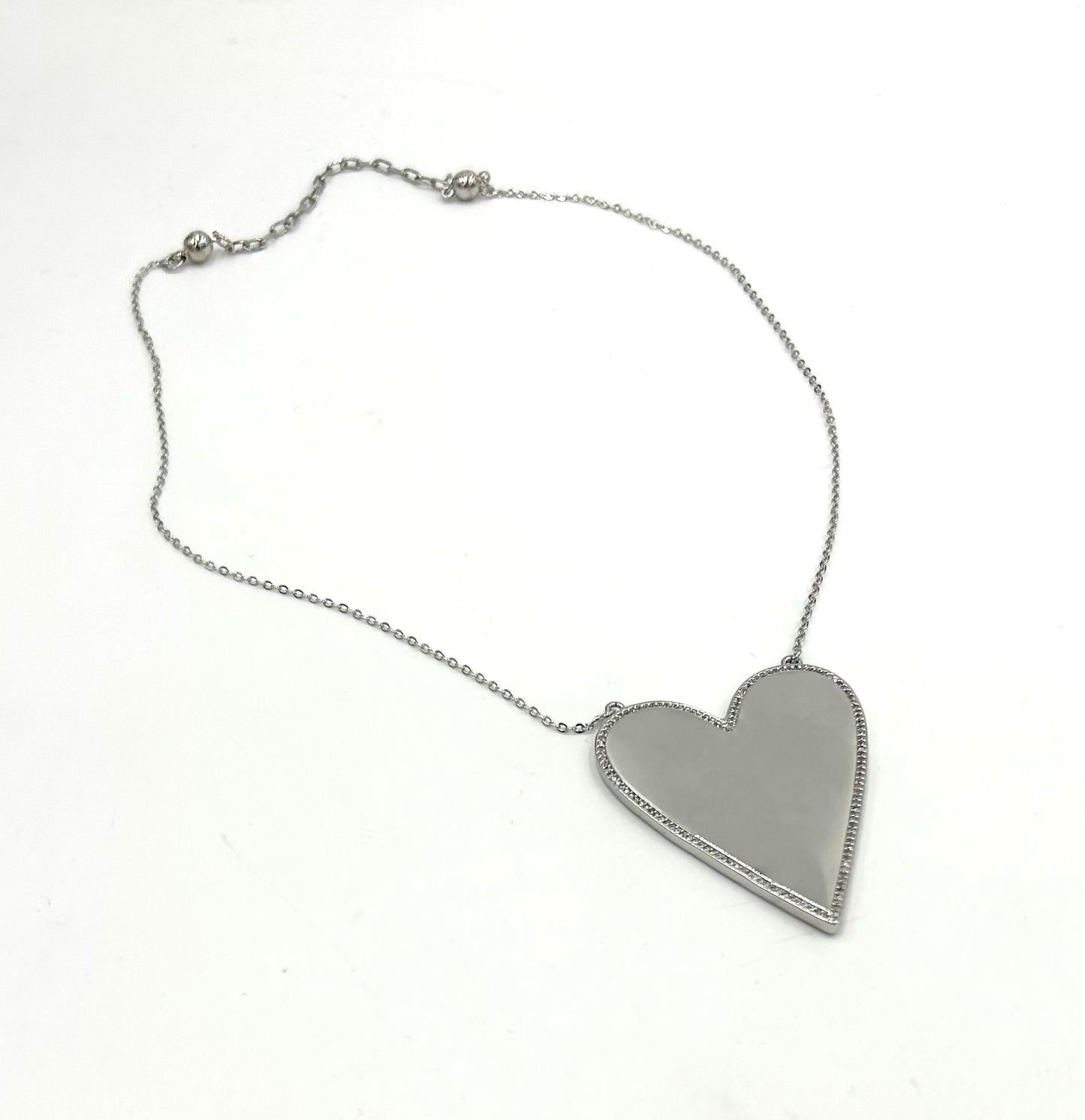 The Mighty Silver Heart Necklace