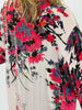 Floral Embellished Fringe Hem Open Cardigan (One Size)