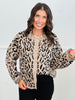 Leopard Button-up Sweater Cardigan (Reg.)