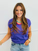 V-Neck Cap Sleeve Top (Reg. and Plus) - 9 Colors