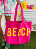 Beach Canvas Tote (3 colors)