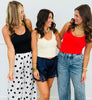 Strappy Scoop Tank Top (Reg.) - 3 Colors