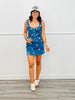 Blue Denim Embroidered Daisy Vest Top (Reg.)