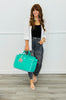 Black Denim Barrel Pants (Reg & Plus)