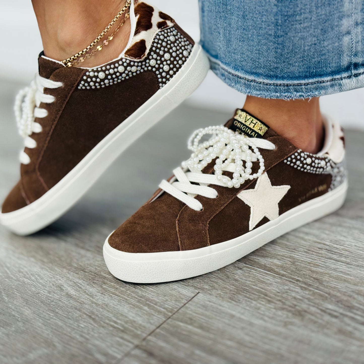 VH x WR Sweet and Suede Pearl Sneakers