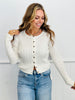 Contemporary Cable Sweater Cardigan (Reg.)- 4 Colors