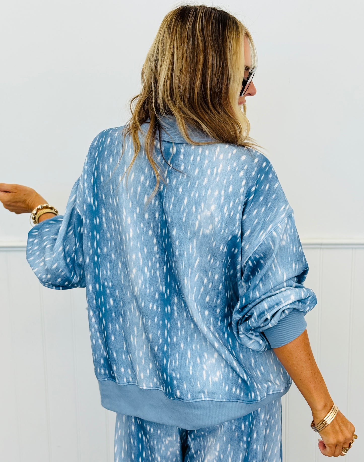 Bambi Print French Terry Sweatshirt (Reg.) - 2 Colors
