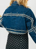 Denim Studded Bolero Shrug Jacket (Reg.) - 2 Colors