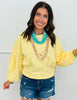 Balloon Sleeve Blouse (Reg.)-4 Colors
