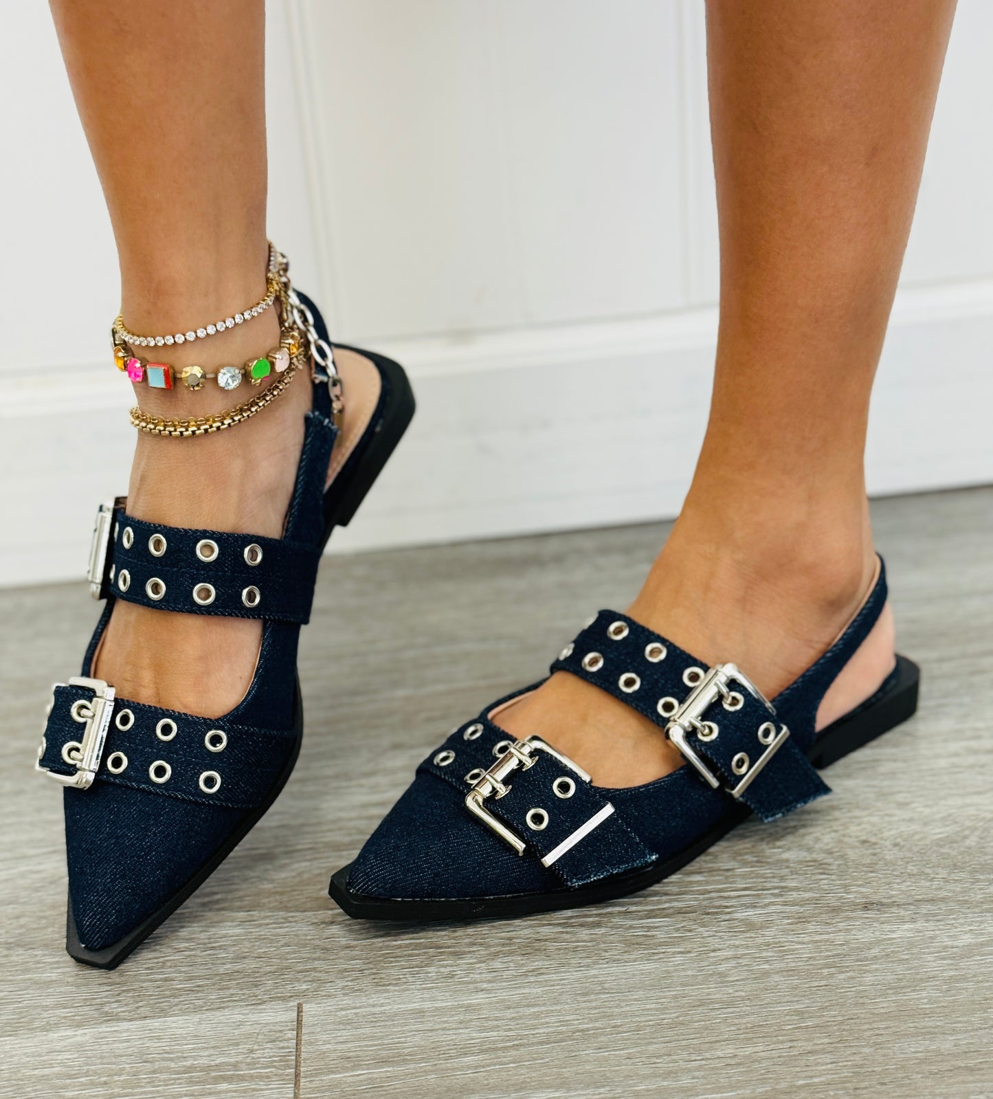 Denim A Walk Of Confidence Flats