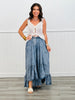 Oli & Hali Wide Leg Ruffled Hem Tencel Pants (Reg.)