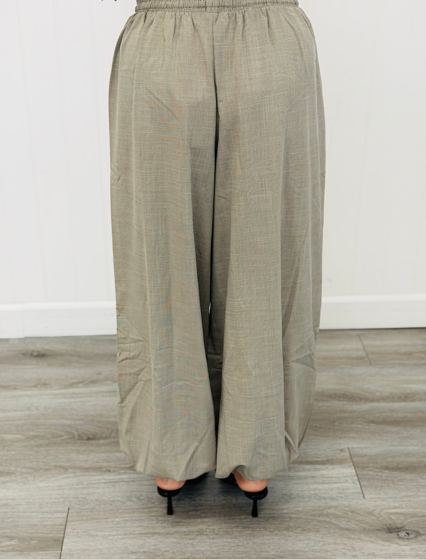 Brown/Ivory Printed Balloon Pants (Reg.)