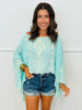 Boho Embroidered Cropped Kaftan Top (2 Colors)