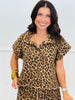 Animal Attraction Scalloped Trim Blouse (Reg.)