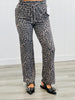 Coco Leopard Ribbed Knit Paperbag Pants (Reg & Plus)