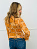 Pumpkin Mesh LS Top (Reg. and Plus)