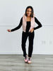 Sequin Hoodie Puffer Vest (Reg)-4 Colors