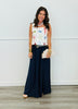 Under The Sea Sleeveless White Denim Top (Reg.)