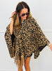 Leopard Wrapped in Style Poncho (OS)