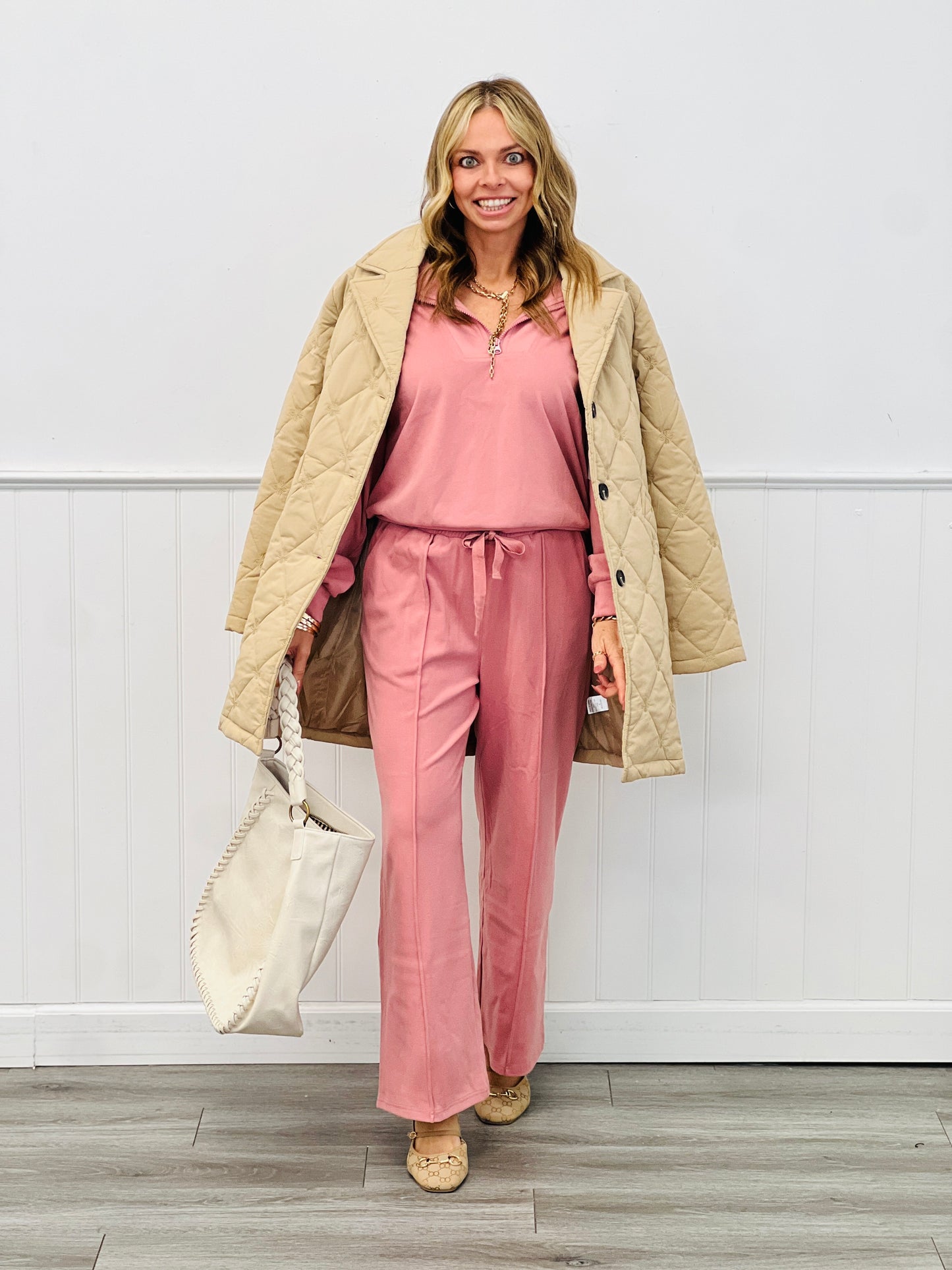 Mauve Look At Me Sweatshirt & Pants Set (Reg.)