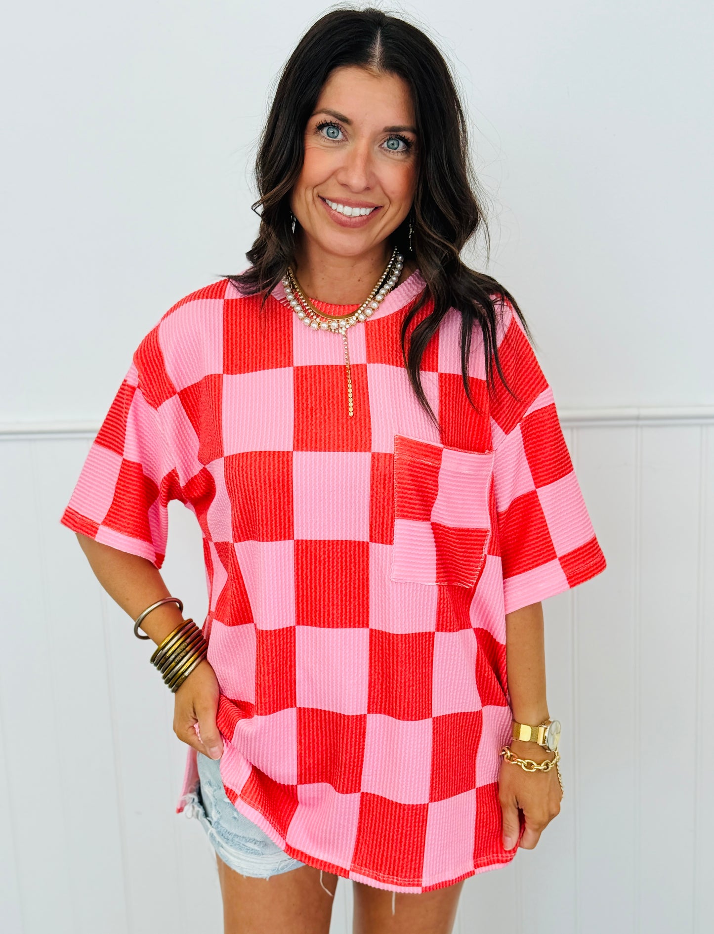 Big Checkerboard Top (Reg.)-8 Colors
