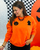 Rust/Orange Halloween Oversized Sweatshirt  (Reg.)