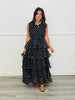Polka Dot Ruffle Tiered Sleeveless Maxi Dress (Reg. and Plus) - 3 Colors