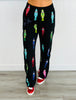Queen Of Sparkles Black Multi Nutcracker Sparkle Sweat Pant (Reg. and Plus)