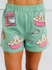 Piece Of Pie Sequin Shorts (Reg. and Plus)