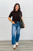 Risen Into The Dark Tummy Control Cropped Jeans (Reg & Plus)