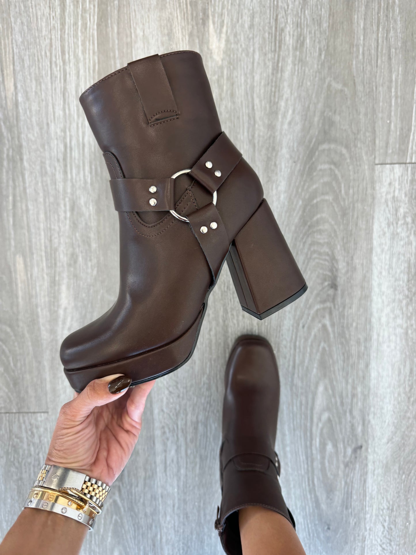 Brown Harness Your Power Platform Boots