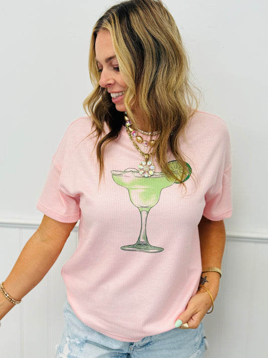 Margarita Weekend Waffle Tee (Reg. and Plus)