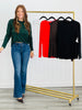 Modal Long Sleeve Top (Reg. and Plus) - 5 Colors