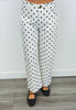 High Waist Polka Dot Barrel Pants Remix (Reg.) - 2 Colors
