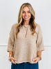 Half Sleeve Knit Boxy Sweater (Reg.)-2 Colors