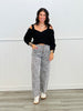 Black V-neck Cold Shoulder Sweater (Reg)