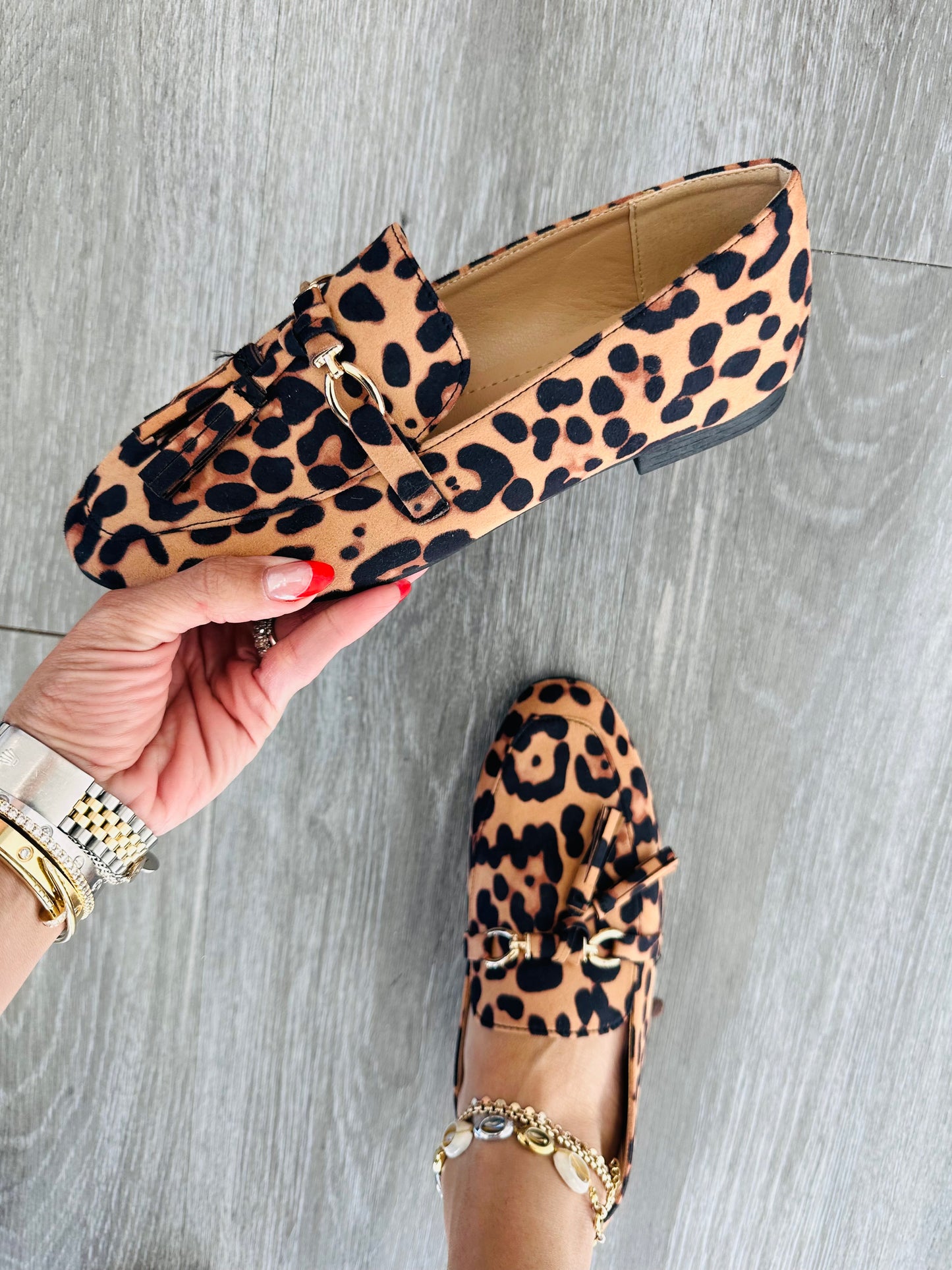 Leopard The Limit Does Not Exist Loafers