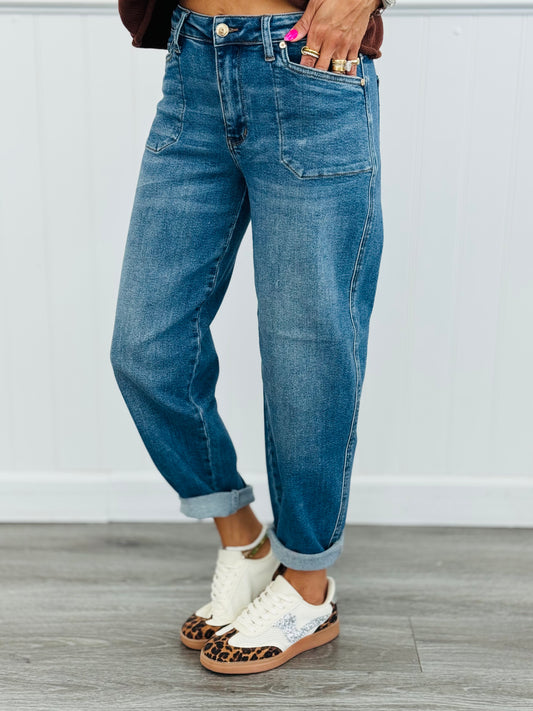 Judy Blue Barrel Of Fun Stitch Pocket Jeans (Reg. and Plus)