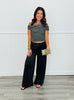 Striped Off Shoulder Top (Reg)
