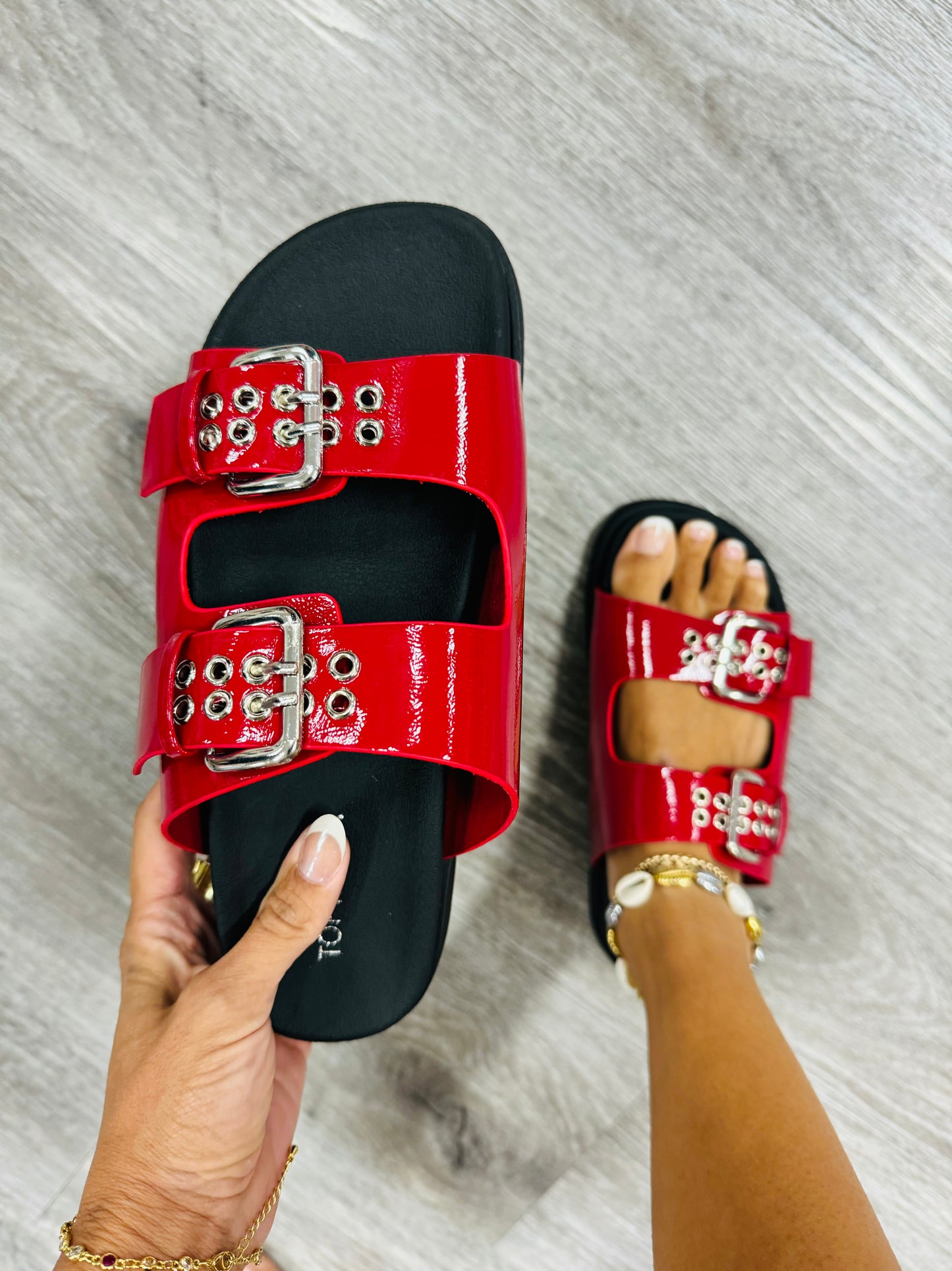 Red Wild Thing Sandals