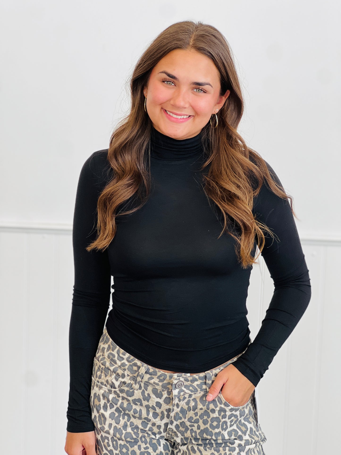 Essential Turtleneck LS Top (Reg.)- 5 Colors