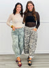 Leopard Wide Leg Pants (Reg. and Plus)