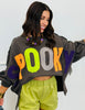 Charcoal Spooky Oversized Sweatshirt (Reg.)