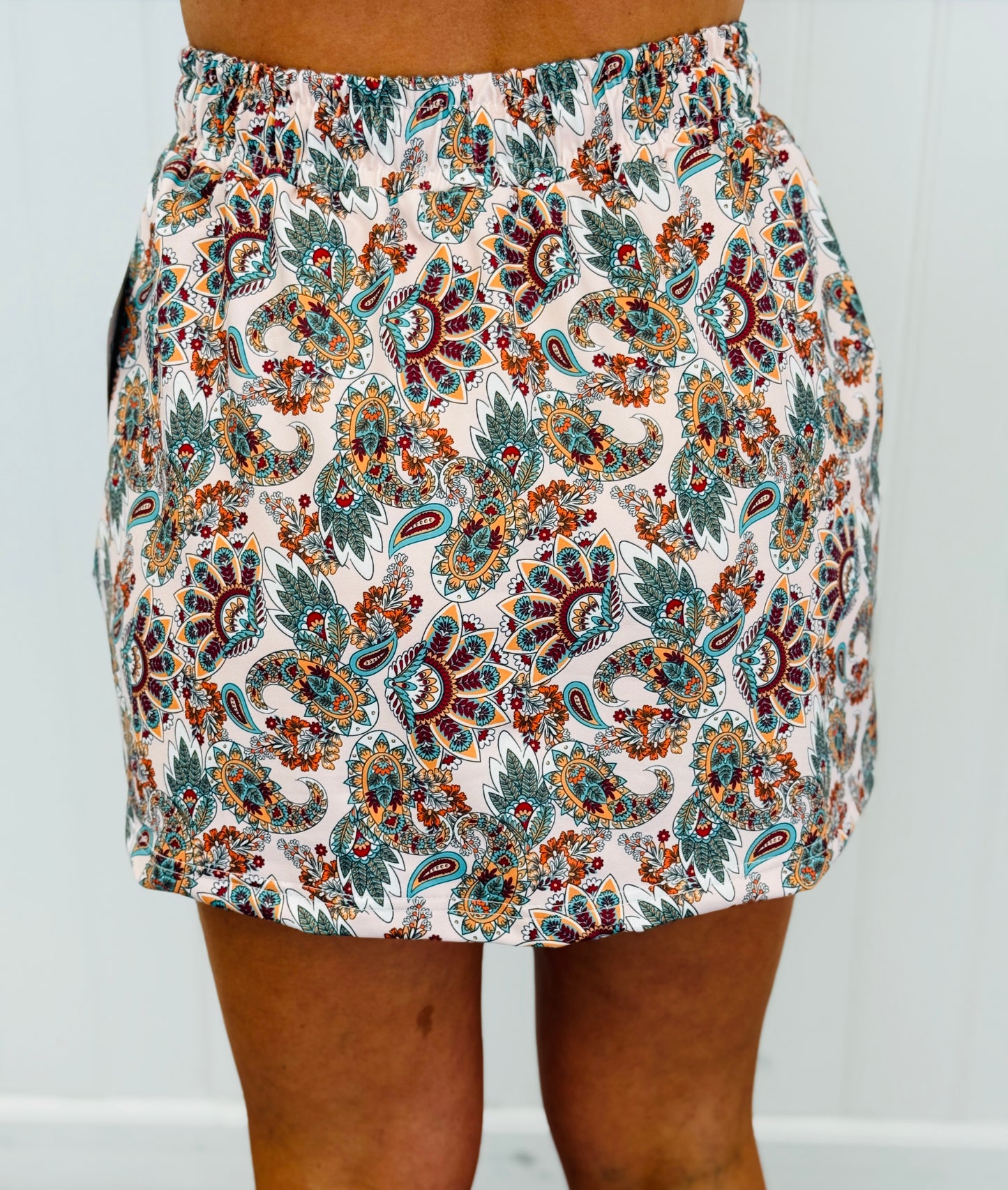 Magnolia Paisley Skort (Reg. and Plus)