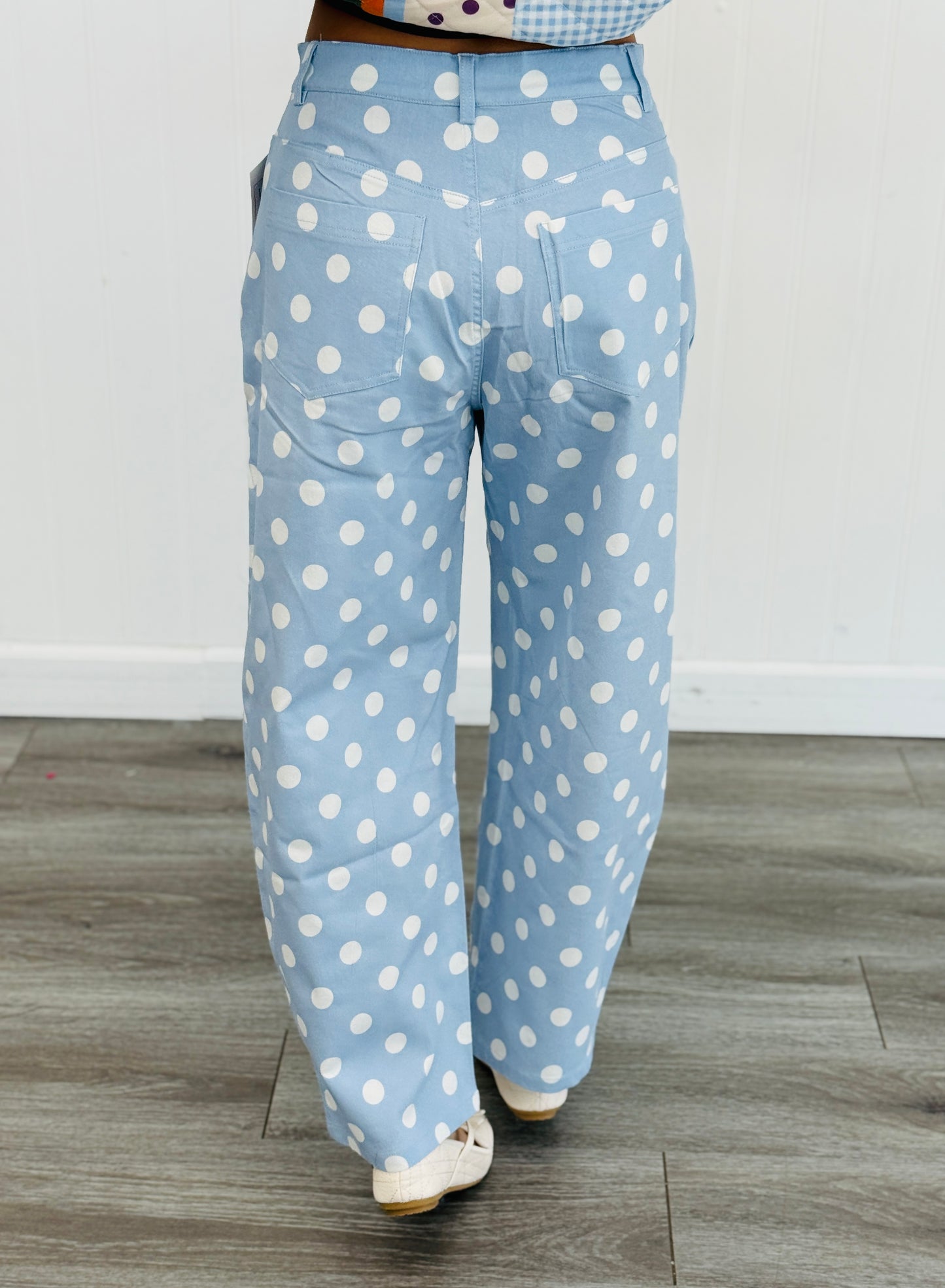 Polka Dot Ankle Pants (Reg & Plus) - 4 Colors