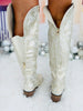 Gold All Eyes On You Western Boots