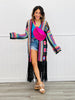 Black Crochet Fringe Cardigan (Reg & Plus)