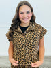 Animal Attraction Scalloped Trim Blouse (Reg.)